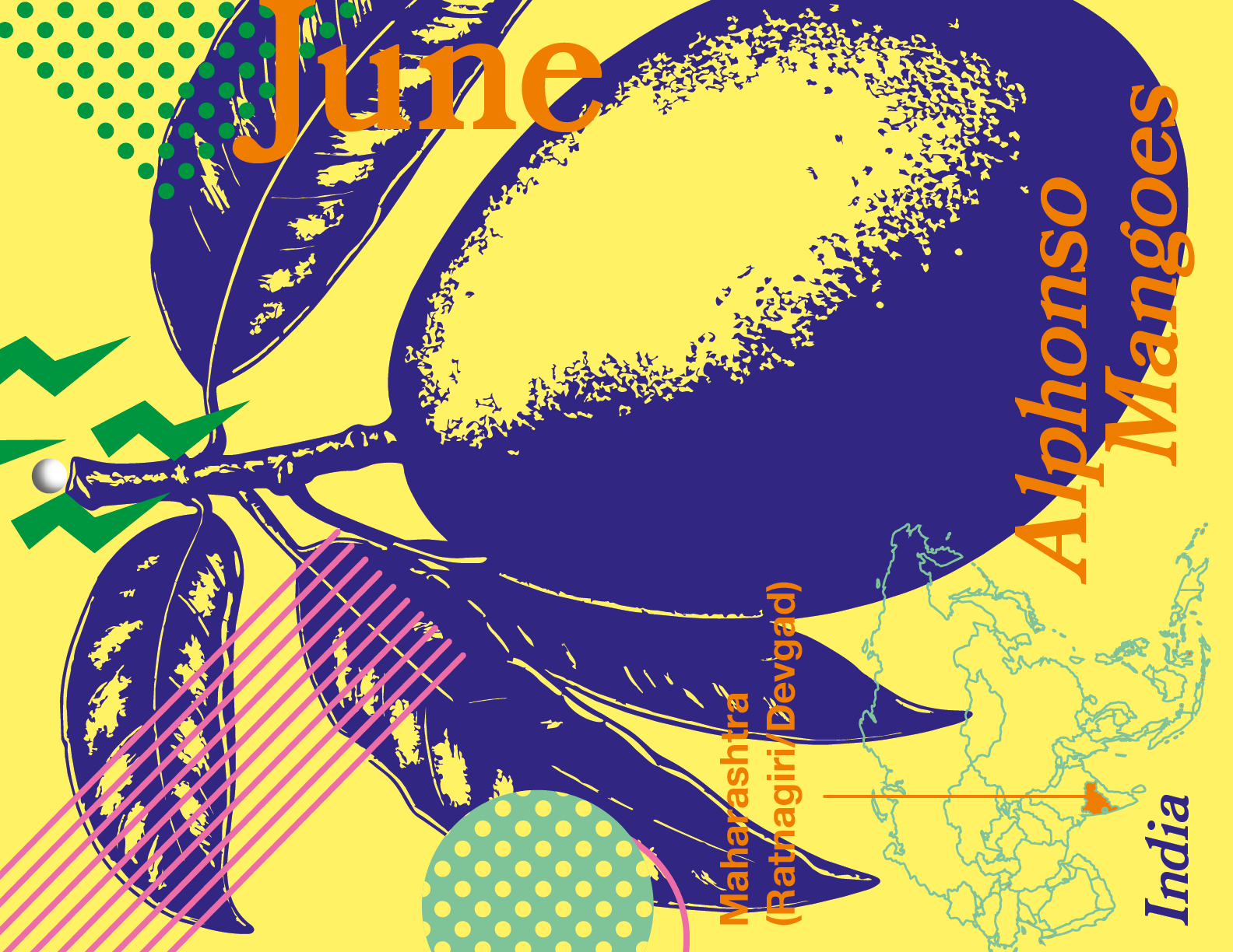 June — Alphonso Mango, Ratnagiri, India