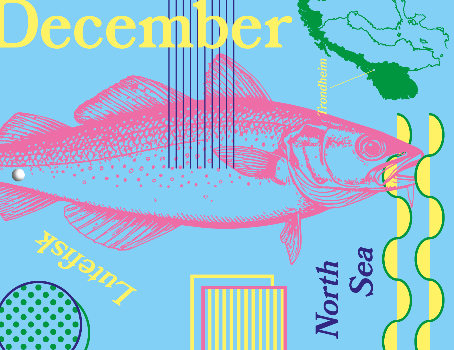 December — Lutefisk, Trondheim, Norway